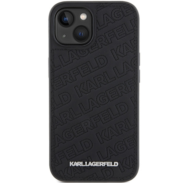 Kryt Karl Lagerfeld KLHCP15SPQKPMK iPhone 15 barva černá hardcase Quilted K Pattern