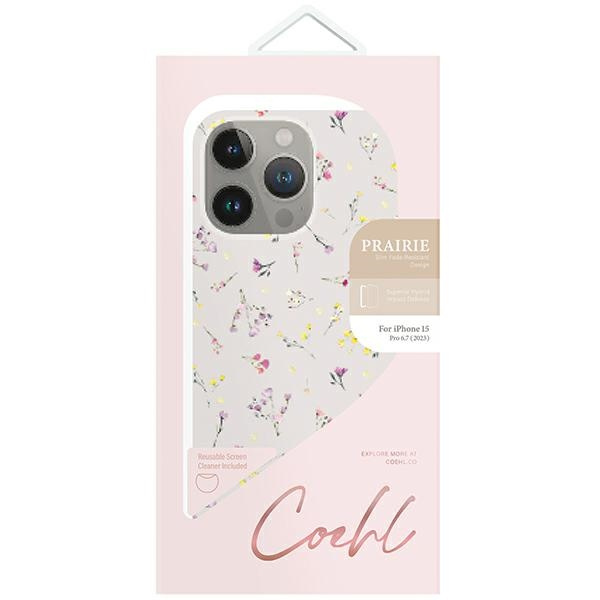Kryt UNIQ Coehl Prairie Apple iPhone 15 Pro Max blush beige