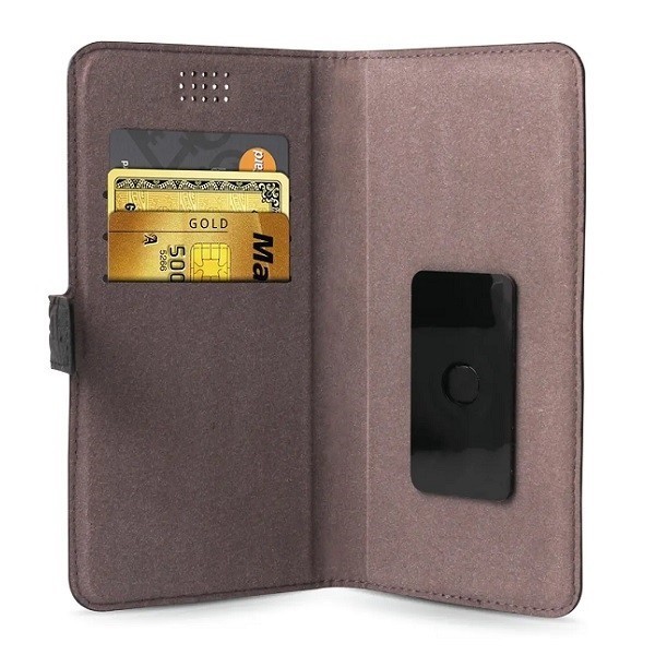 Pouzdro Guess GUBKXLHEBK Universal XL 5.2 - 5.7" black book 4G Heritage