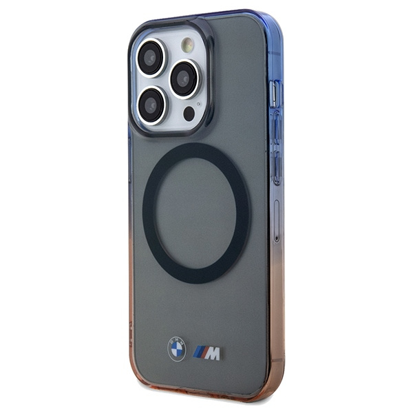 Kryt BMW BMHMP15XHTGE Apple iPhone 15 Pro Max hardcase Gradient Bumper MagSafe grey