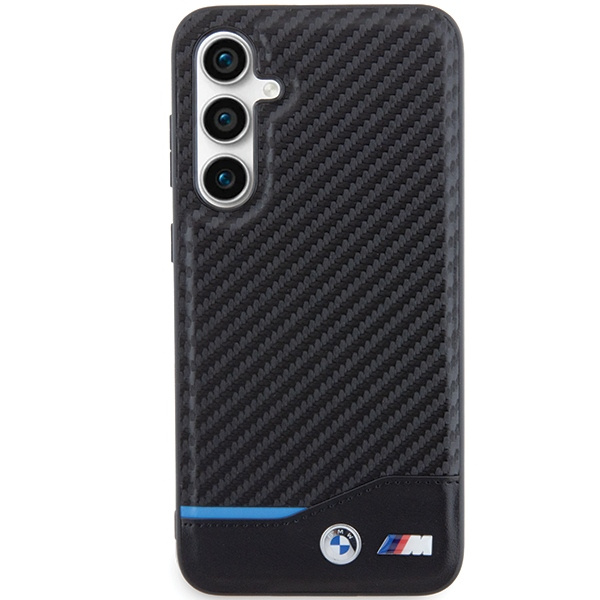 Kryt BMW BMHCS23FE22NBCK Samsung Galaxy S23 FE Leather Carbon black
