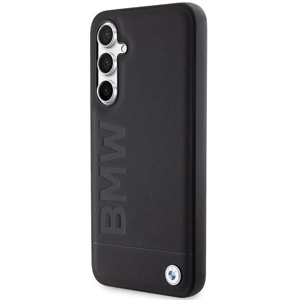 Kryt BMW BMHCS23FESLLBK Samsung Galaxy S23 FE Leather Hot Stamp black