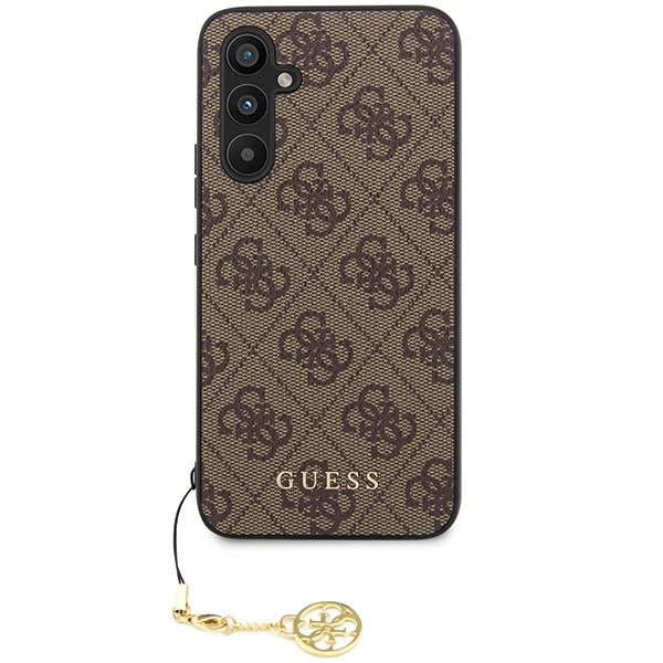 Kryt Guess GUHCS23FEGF4GBR Samsung Galaxy S23 FE hardcase 4G Charms Collection brown