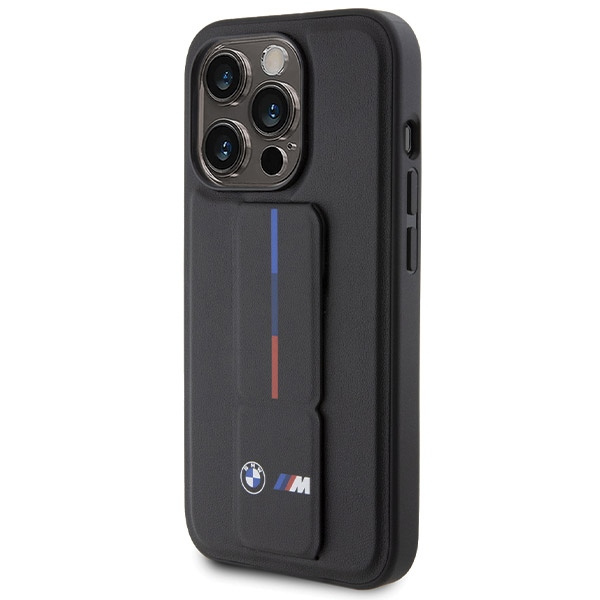 Kryt BMW BMHCP15L22GSLK Apple iPhone 15 Pro hardcase Grip Hot Stamp black
