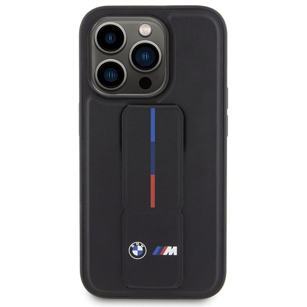 Kryt BMW BMHCP15L22GSLK Apple iPhone 15 Pro hardcase Grip Hot Stamp black