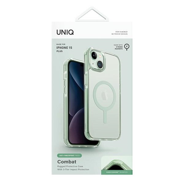 Kryt UNIQ Combat Apple iPhone 15 Plus / 14 Plus MagClick Charging cool mint