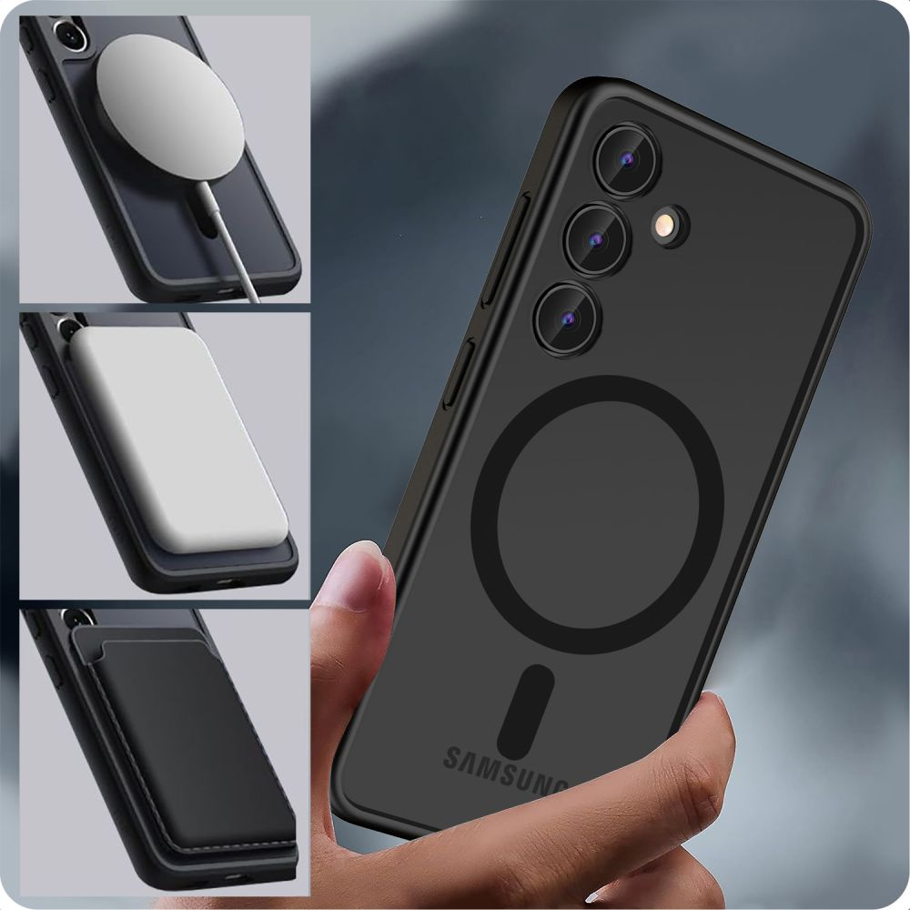 Kryt Tech-Protect MagMat MagSafe Samsung Galaxy S24 Ultra Matte Black