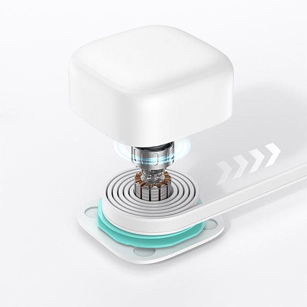 Síťová nabíječka USAMS US-CC202  USB-C + Lighning cable PD QC 35W white