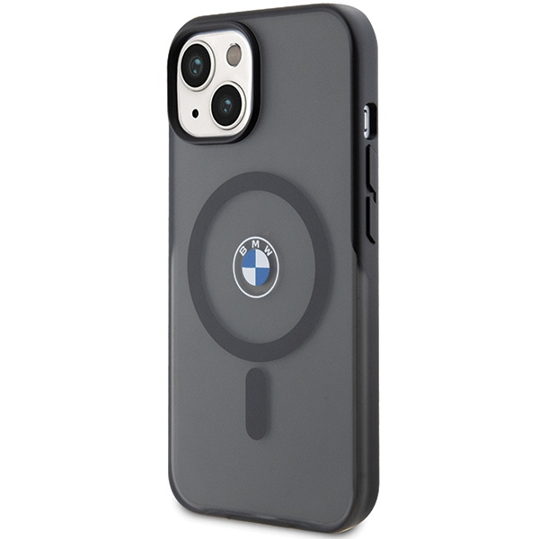 Kryt BMW BMHMP15MDSLK Apple iPhone 15 Plus / 14 Plus hardcase IML Signature MagSafe black