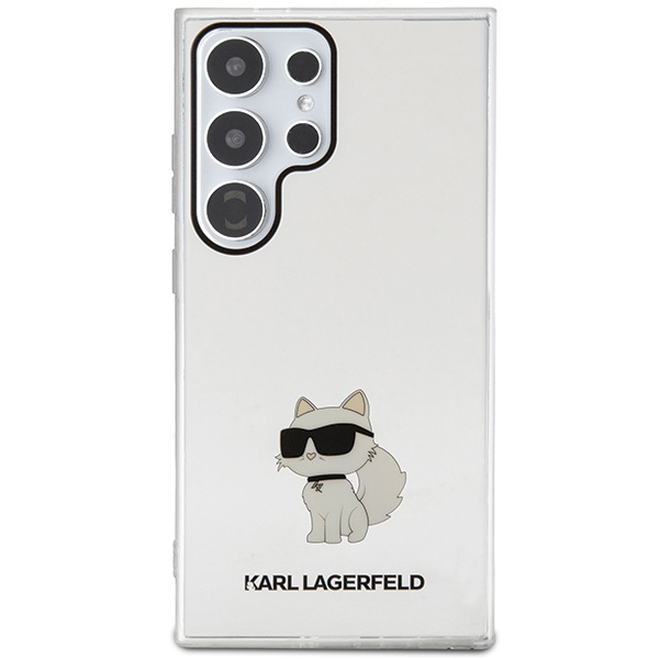 Kryt Karl Lagerfeld KLHCS24LHNCHTCT Samsung Galaxy S24 Ultra hardcase IML Choupette transparent