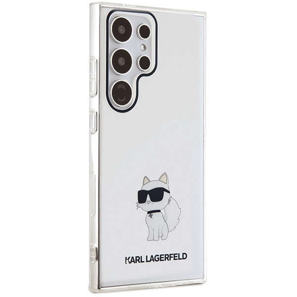 Kryt Karl Lagerfeld KLHCS24LHNCHTCT Samsung Galaxy S24 Ultra hardcase IML Choupette transparent