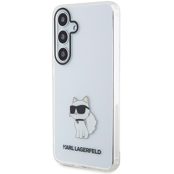 Kryt Karl Lagerfeld KLHCS24SHNCHTCT Samsung Galaxy S24 hardcase IML Choupette transparent