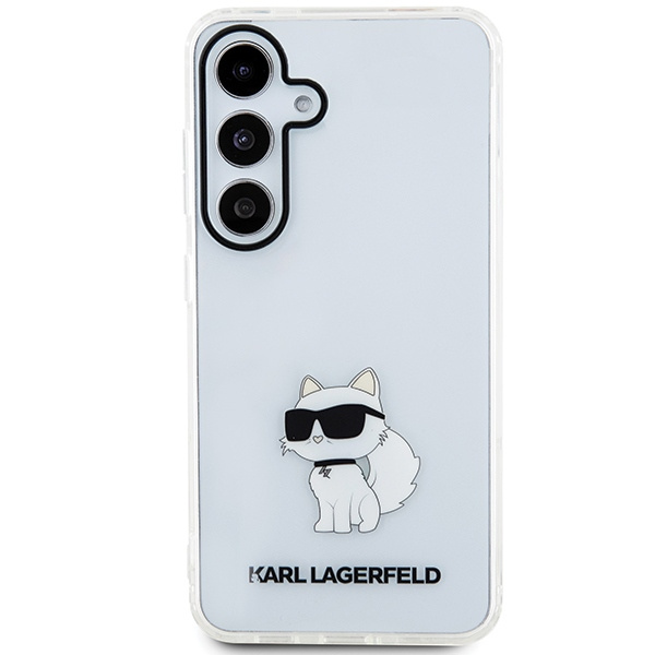 Kryt Karl Lagerfeld KLHCS24SHNCHTCT Samsung Galaxy S24 hardcase IML Choupette transparent