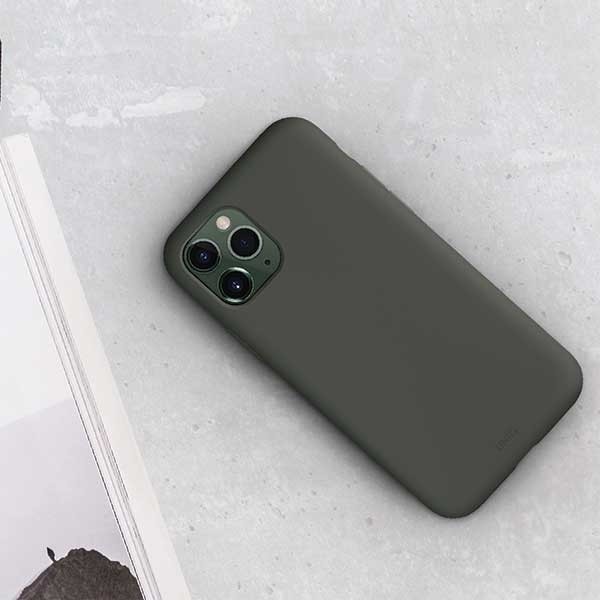 Kryt UNIQ Lino Hue iPhone 11 Pro Max moss grey