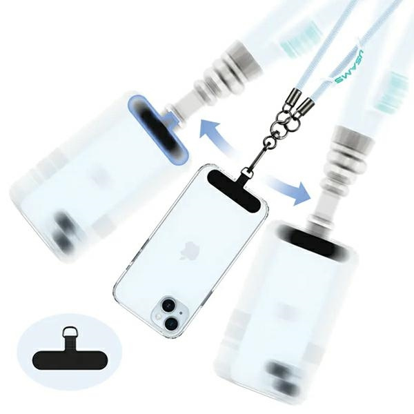 Šňůrka USAMS US-ZB282 lanyard 1,2m blue