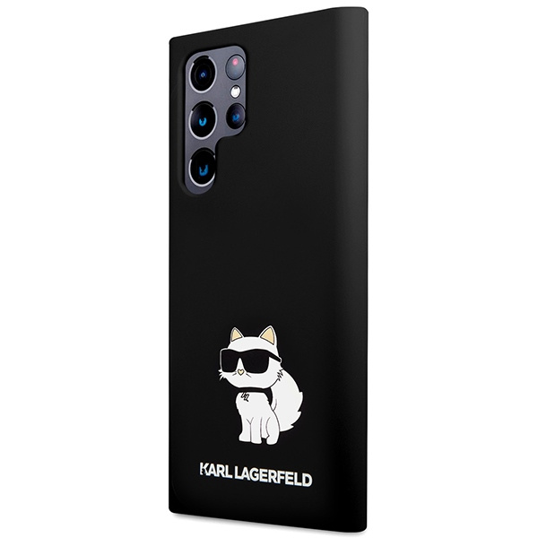 Kryt Karl Lagerfeld KLHCS24LSNCHBCK Samsung Galaxy S24 Ultra hardcase Silicone Choupette black