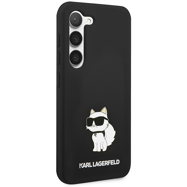 Kryt Karl Lagerfeld KLHCS24SSNCHBCK Samsung Galaxy S24 hardcase Silicone Choupette black