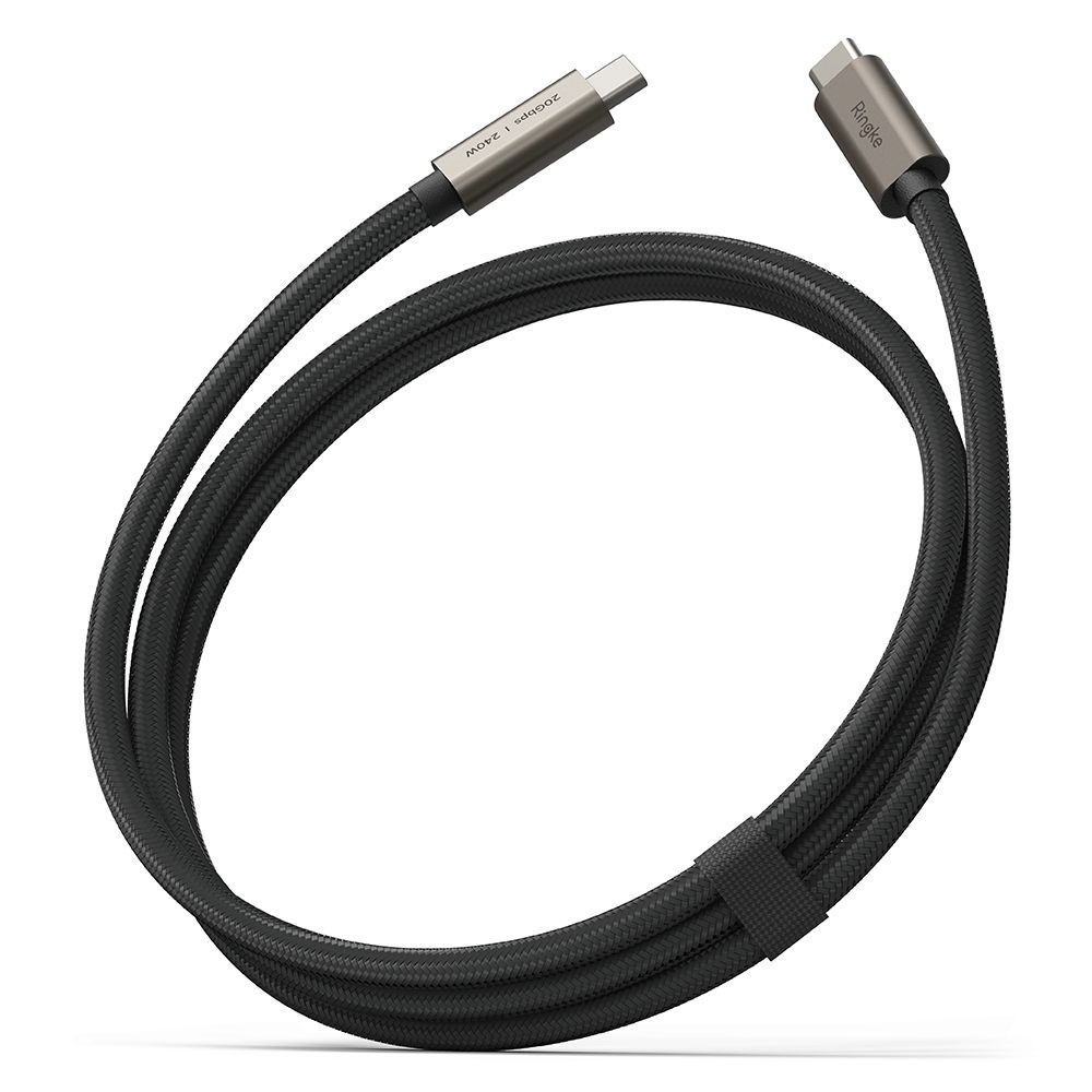Ringke USB-C / USB-C 3.2 Gen 2x2 cable PD 240W 200cm Black