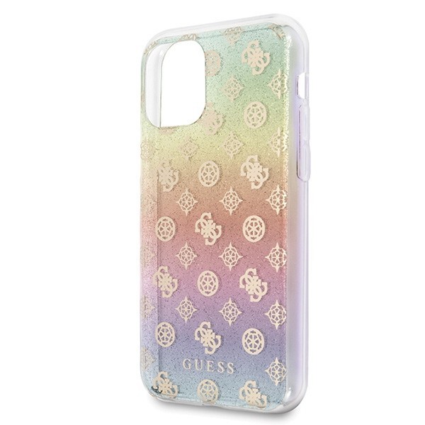 Kryt Guess GUHCN58PEOML iPhone 11 Pro multicolor hard case Iridescent 4G Peony