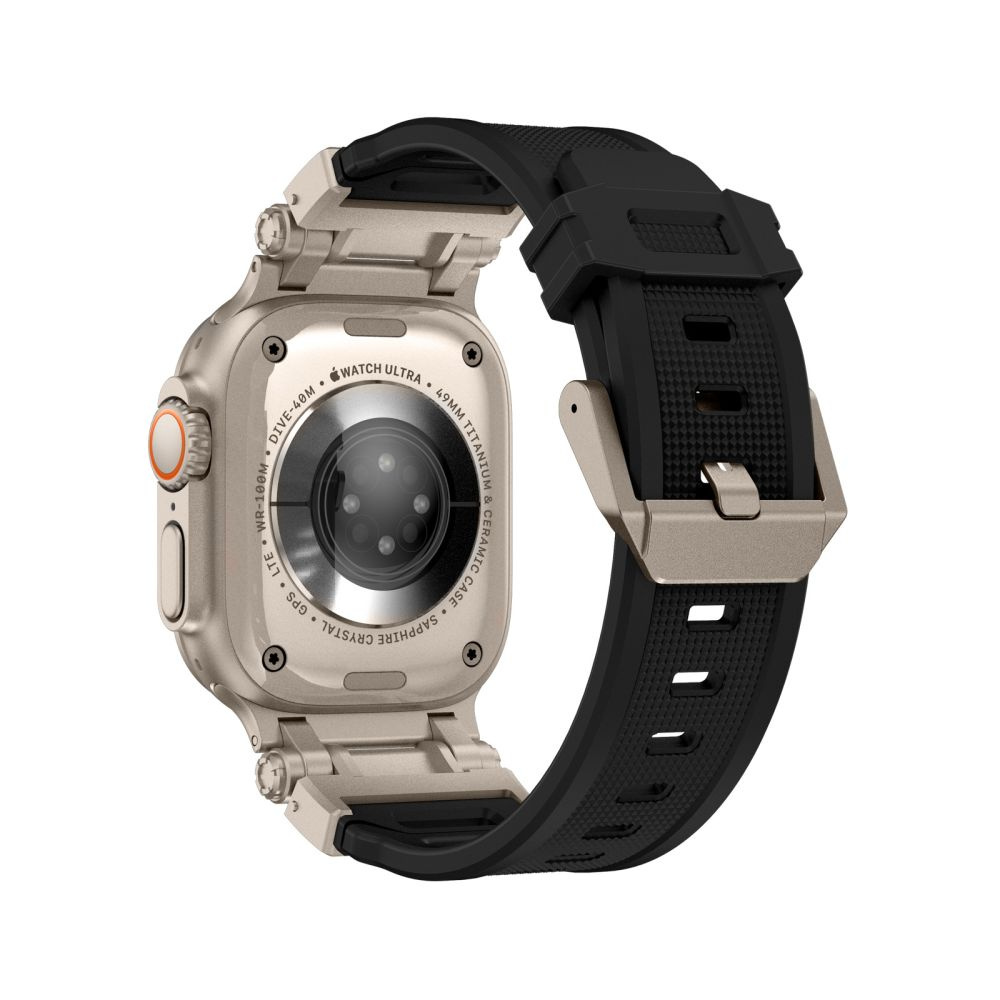 Kryt Belt Tech-Protect Delta Pro Apple Watch 4/5/6/7/8/9/SE/Ultra 42/44/45/49mm Black/titanium
