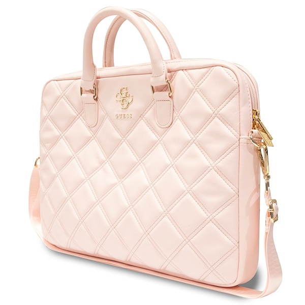 Kryt Guess GUCB15ZPSQSSGP 16" Quilted 4G pink