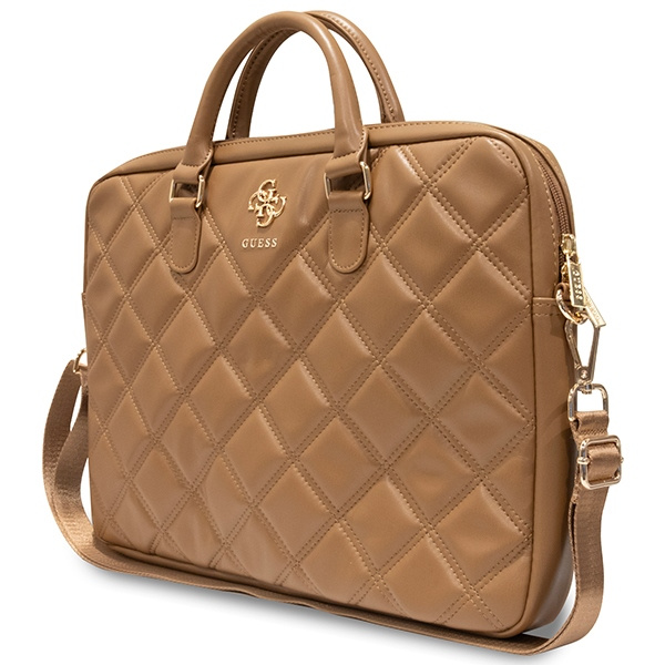 Kryt Guess GUCB15ZPSQSSGW 16" Quilted 4G brown