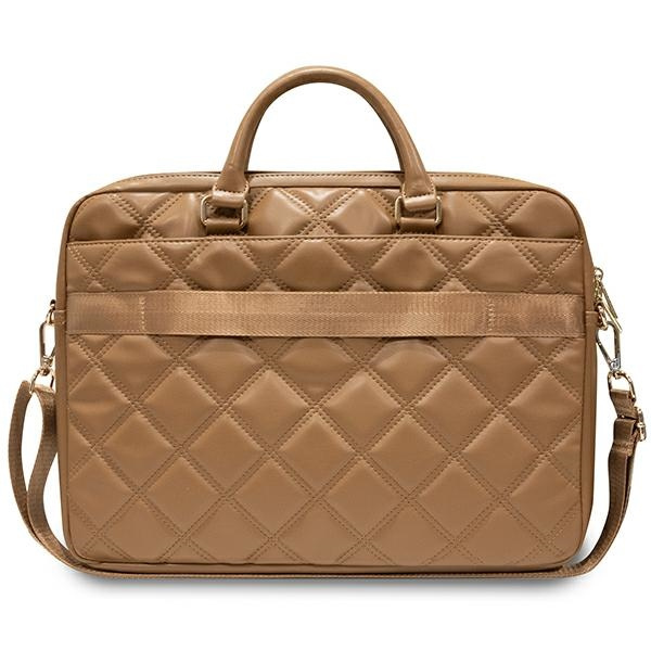 Kryt Guess GUCB15ZPSQSSGW 16" Quilted 4G brown