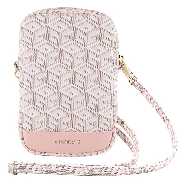 Kryt Guess GUWBZPGCSPGP Zip GCube Bottom Stripe pink