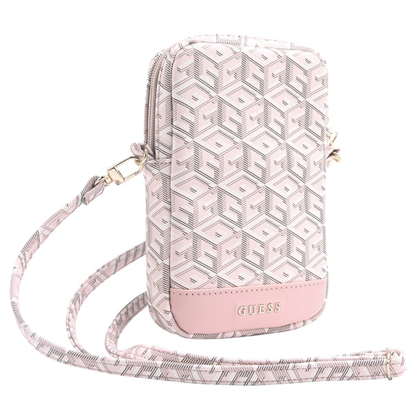 Kryt Guess GUWBZPGCSPGP Zip GCube Bottom Stripe pink