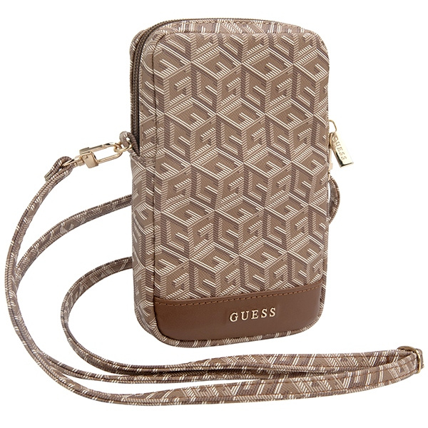 Kryt Guess GUWBZPGCSPGW Zip GCube Bottom Stripe brown