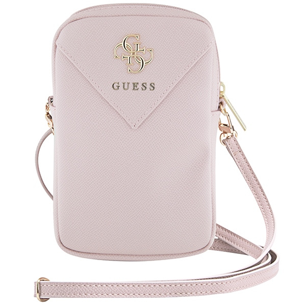 Kryt Guess GUWBZPGSTEGP Zip Triangle 4G pink