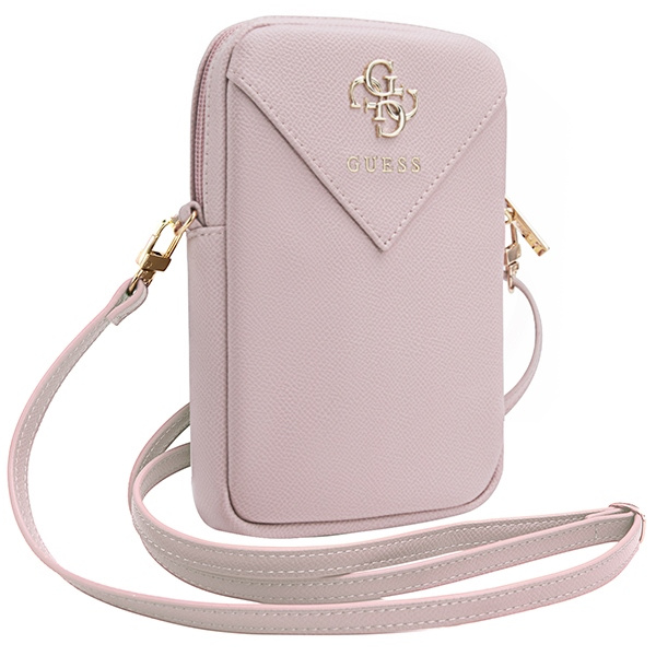Kryt Guess GUWBZPGSTEGP Zip Triangle 4G pink