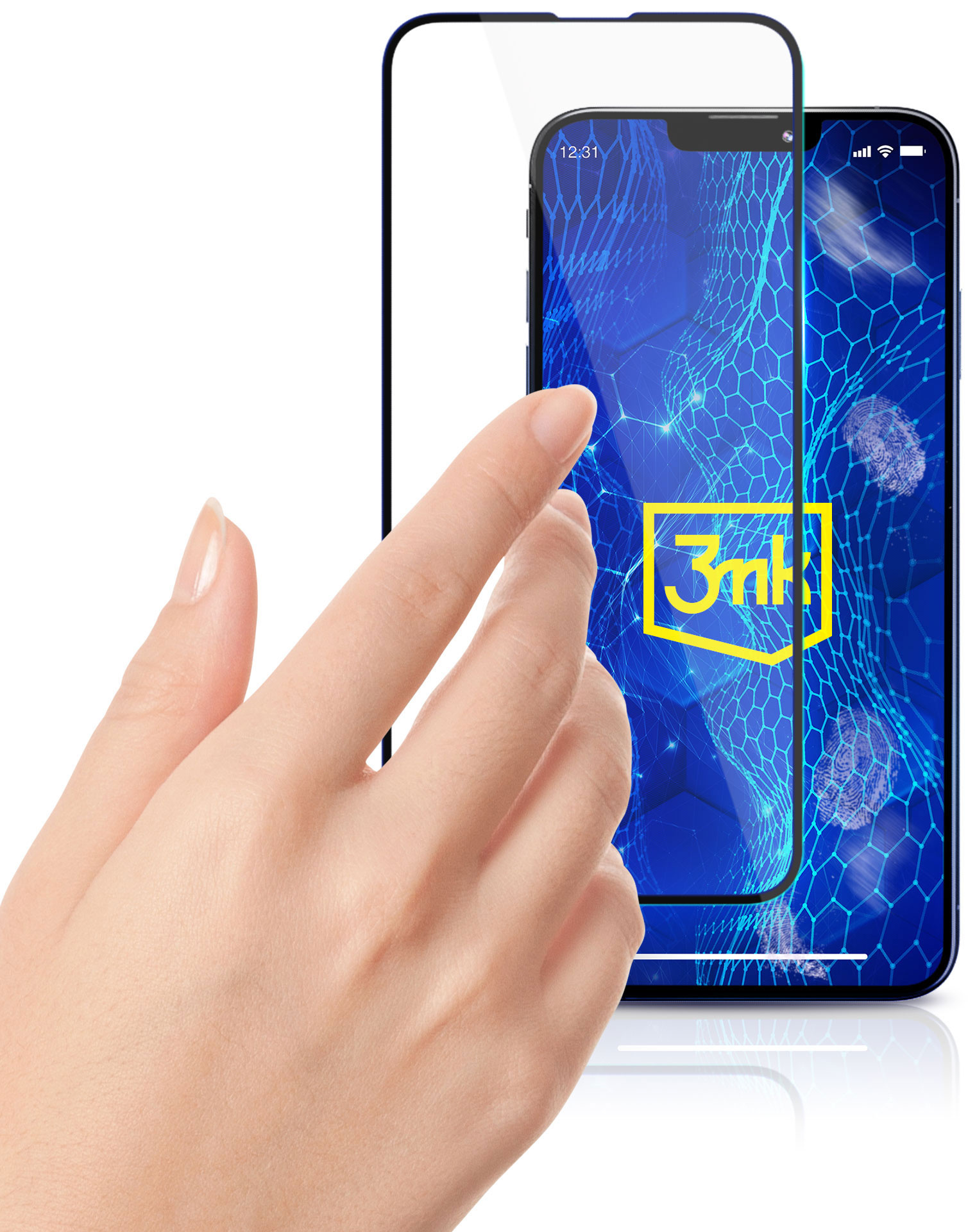 Kryt 3MK HardGlass Max Lite Samsung Galaxy M55 black