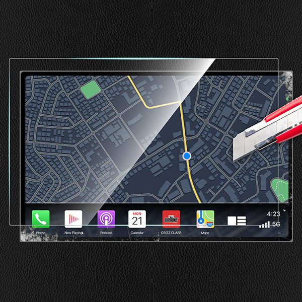 Keramická fólie do auta GrizzGlass CarDisplay Protection Skoda Kamiq 8,25" Bolero 2024-2025