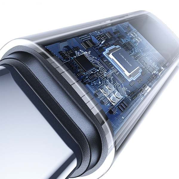 Adapter USAMS US-SJ682 AU18 USB-C / USB-C Digital Display 100W steel/aluminium