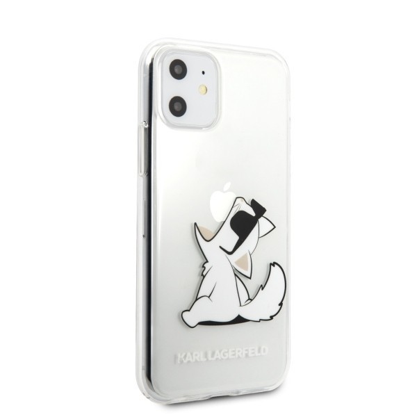 Kryt Karl Lagerfeld KLHCN61CFNRC iPhone 11 hardcase transparent Choupette Fun