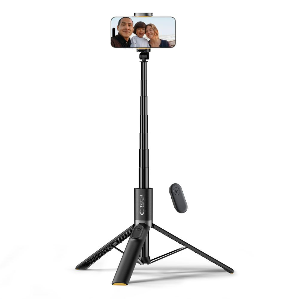Selfie tyč Tech-Protect L08s Bluetooth Tripod Black