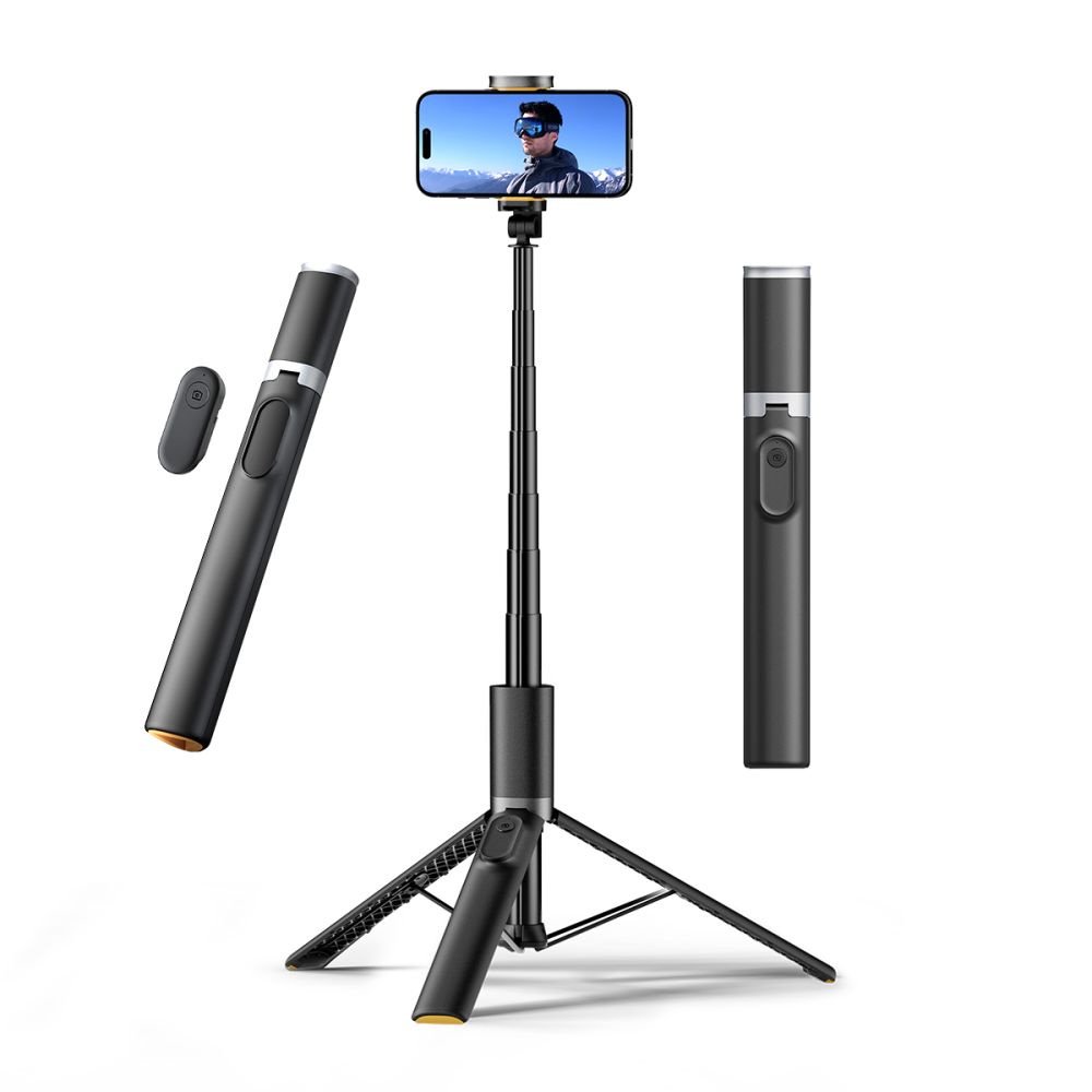 Selfie tyč Tech-Protect L08s Bluetooth Tripod Black