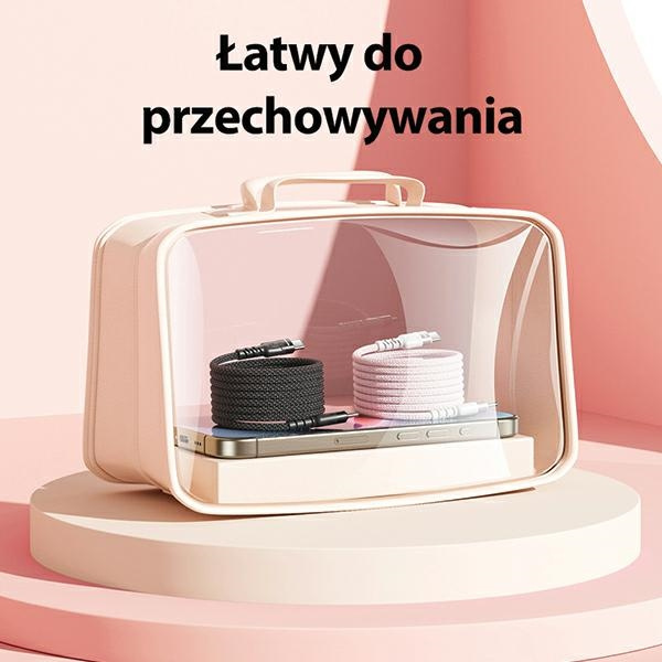 AWEI CL-166T magnetic cable USB-C / USB-C black/black