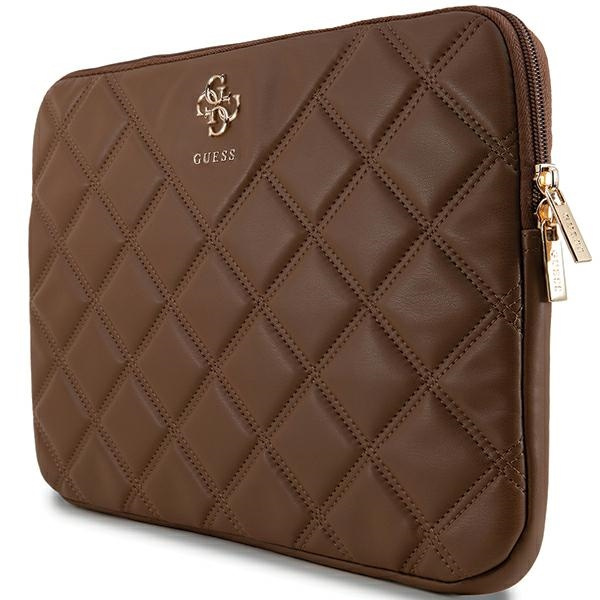 Kryt Guess Sleeve GUCS14ZPSQSSGW 14" Quilted 4G brown