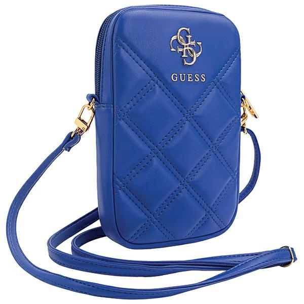 Kryt Guess GUWBZPSQSSGB Zip Quilted 4G blue