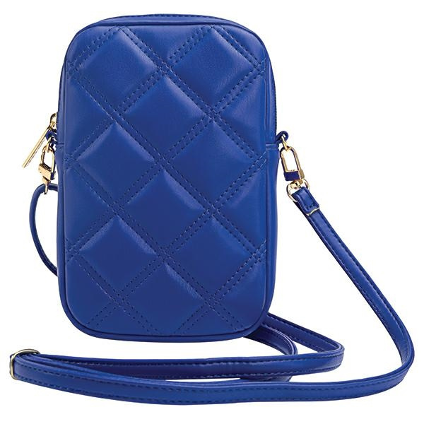 Kryt Guess GUWBZPSQSSGB Zip Quilted 4G blue