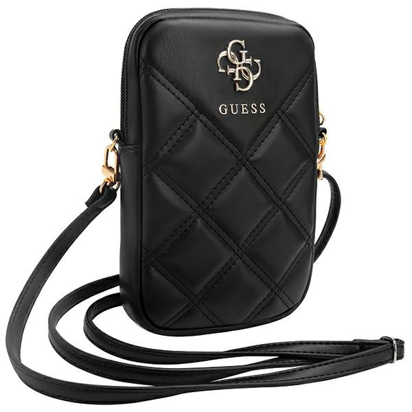 Kryt Guess GUWBZPSQSSGK Zip Quilted 4G black