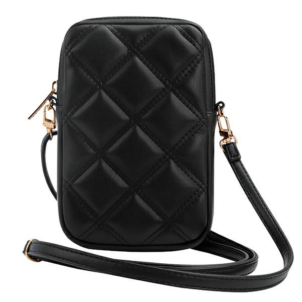 Kryt Guess GUWBZPSQSSGK Zip Quilted 4G black