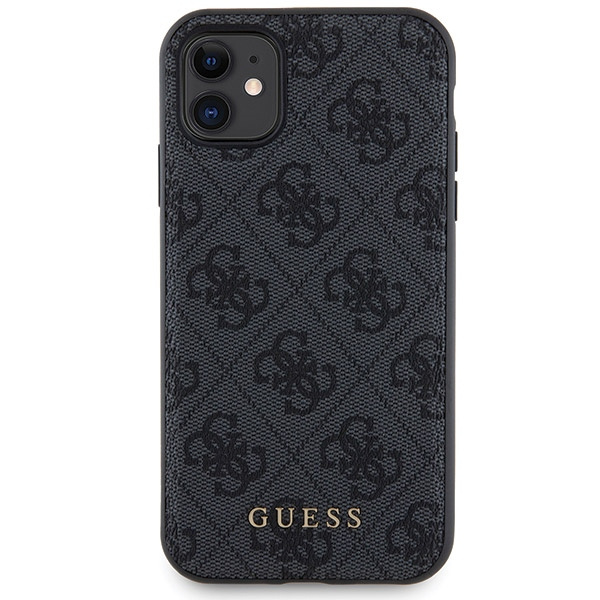 Kryt Guess GUBPM5N614GEMGK Apple iPhone 11 hardcase + Powerbank 5000mAh MagSafe 4G Metal Logo black
