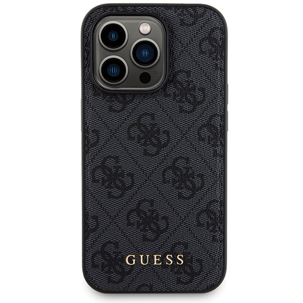 Kryt Guess GUBPM5P14L4GEMGK Apple iPhone 14 Pro hardcase + Powerbank 5000mAh MagSafe 4G Metal Logo black
