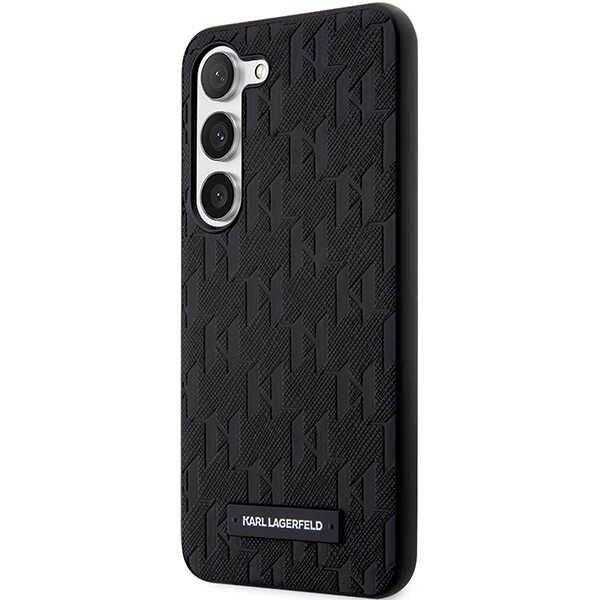 Kryt Karl Lagerfeld KLHCS24MSAKLHPK Samsung Galaxy S24+ Plus hardcase Saffiano Mono Metal Logo black