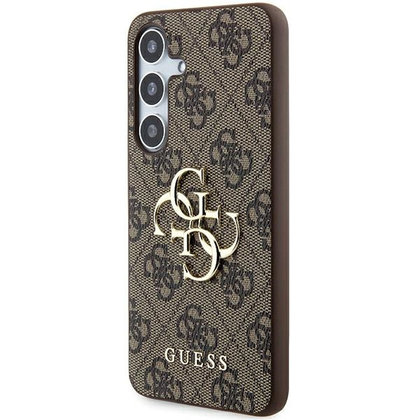 Kryt Guess GUHCSA554GMGBR Samsung Galaxy A55 hardcase 4G Big Metal Logo brown