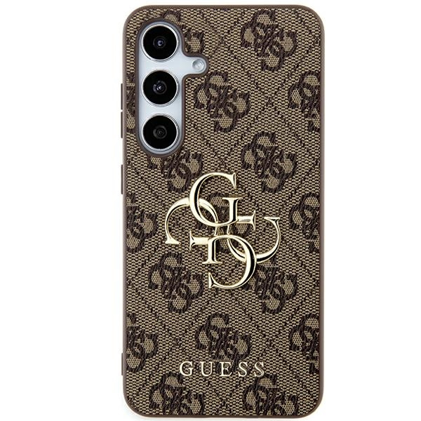 Kryt Guess GUHCSA354GMGBR Samsung Galaxy A35 hardcase 4G Big Metal Logo brown