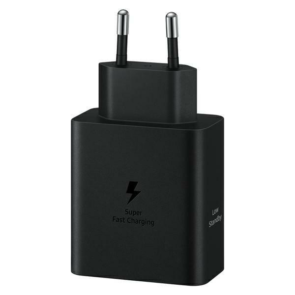Síťová nabíječka Samsung EP-T5020XBEGEU  USB-C 25W, USB-C 50W PD + USB-C / USB-C cable 5A 1.8m Super Fast Charge black